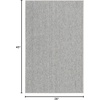 image:imageNourison Home Textured Home Ivory Mocha 53 x 7 Area Rug  Easy Clean Non Shedding Bed Room Living Room Dining Room Kitchen 5 x 7Ivory Grey