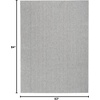 image:imageNourison Home Textured Home Ivory Mocha 53 x 7 Area Rug  Easy Clean Non Shedding Bed Room Living Room Dining Room Kitchen 5 x 7Ivory Grey