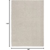 image:imageNourison Home Textured Home Ivory Mocha 53 x 7 Area Rug  Easy Clean Non Shedding Bed Room Living Room Dining Room Kitchen 5 x 7Ivory Mocha