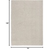 image:imageNourison Home Textured Home Ivory Mocha 53 x 7 Area Rug  Easy Clean Non Shedding Bed Room Living Room Dining Room Kitchen 5 x 7Ivory Mocha
