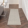 image:imageNourison Home Textured Home Ivory Mocha 53 x 7 Area Rug  Easy Clean Non Shedding Bed Room Living Room Dining Room Kitchen 5 x 7Ivory Mocha