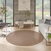 image:imageNourison Home Tulum Brown 3 x 5 Area Rug  Easy Clean Non Shedding Bed Room Living Room Dining Room Kitchen 3 x 5Brown