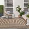 image:imageNourison Home Tulum Brown 3 x 5 Area Rug  Easy Clean Non Shedding Bed Room Living Room Dining Room Kitchen 3 x 5Brown