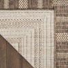 image:imageNourison Home Tulum Brown 3 x 5 Area Rug  Easy Clean Non Shedding Bed Room Living Room Dining Room Kitchen 3 x 5Brown