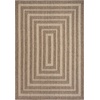 image:imageNourison Home Tulum Brown 3 x 5 Area Rug  Easy Clean Non Shedding Bed Room Living Room Dining Room Kitchen 3 x 5Brown
