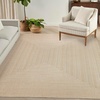 image:imageNourison Home Tulum Brown 3 x 5 Area Rug  Easy Clean Non Shedding Bed Room Living Room Dining Room Kitchen 3 x 5Cream