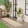 image:imageNourison Home Tulum Brown 3 x 5 Area Rug  Easy Clean Non Shedding Bed Room Living Room Dining Room Kitchen 3 x 5Cream