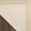 image:imageNourison Home Tulum Brown 3 x 5 Area Rug  Easy Clean Non Shedding Bed Room Living Room Dining Room Kitchen 3 x 5Cream