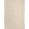 image:imageNourison Home Tulum Brown 3 x 5 Area Rug  Easy Clean Non Shedding Bed Room Living Room Dining Room Kitchen 3 x 5Cream