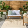 image:imageNourison Home Tulum Brown 3 x 5 Area Rug  Easy Clean Non Shedding Bed Room Living Room Dining Room Kitchen 3 x 5Cream