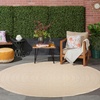 image:imageNourison Home Tulum Brown 3 x 5 Area Rug  Easy Clean Non Shedding Bed Room Living Room Dining Room Kitchen 3 x 5Cream