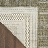 image:imageNourison Home Tulum Brown 3 x 5 Area Rug  Easy Clean Non Shedding Bed Room Living Room Dining Room Kitchen 3 x 5Olive