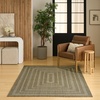 image:imageNourison Home Tulum Brown 3 x 5 Area Rug  Easy Clean Non Shedding Bed Room Living Room Dining Room Kitchen 3 x 5Olive