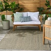 image:imageNourison Home Tulum Brown 3 x 5 Area Rug  Easy Clean Non Shedding Bed Room Living Room Dining Room Kitchen 3 x 5Olive