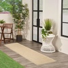 image:imageNourison Home Tulum Brown 3 x 5 Area Rug  Easy Clean Non Shedding Bed Room Living Room Dining Room Kitchen 3 x 5Taupe