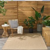 image:imageNourison Home Tulum Brown 3 x 5 Area Rug  Easy Clean Non Shedding Bed Room Living Room Dining Room Kitchen 3 x 5Taupe