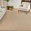 image:imageNourison Home Tulum Brown 3 x 5 Area Rug  Easy Clean Non Shedding Bed Room Living Room Dining Room Kitchen 3 x 5Taupe