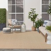 image:imageNourison Home Tulum Brown 3 x 5 Area Rug  Easy Clean Non Shedding Bed Room Living Room Dining Room Kitchen 3 x 5Taupe