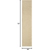 image:imageNourison Home Tulum Brown 3 x 5 Area Rug  Easy Clean Non Shedding Bed Room Living Room Dining Room Kitchen 3 x 5Taupe