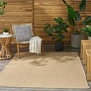 image:imageNourison Home Tulum Brown 3 x 5 Area Rug  Easy Clean Non Shedding Bed Room Living Room Dining Room Kitchen 3 x 5Taupe