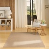 image:imageNourison Home Tulum Brown 3 x 5 Area Rug  Easy Clean Non Shedding Bed Room Living Room Dining Room Kitchen 3 x 5Taupe