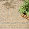 image:imageNourison Home Tulum Brown 3 x 5 Area Rug  Easy Clean Non Shedding Bed Room Living Room Dining Room Kitchen 3 x 5Taupe Grey