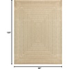 image:imageNourison Home Tulum Brown 3 x 5 Area Rug  Easy Clean Non Shedding Bed Room Living Room Dining Room Kitchen 3 x 5Taupe Grey