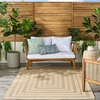 image:imageNourison Home Tulum Brown 3 x 5 Area Rug  Easy Clean Non Shedding Bed Room Living Room Dining Room Kitchen 3 x 5Taupe Grey