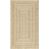 image:imageNourison Home Tulum Brown 3 x 5 Area Rug  Easy Clean Non Shedding Bed Room Living Room Dining Room Kitchen 3 x 5Taupe Grey