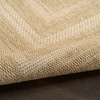 image:imageNourison Home Tulum Brown 3 x 5 Area Rug  Easy Clean Non Shedding Bed Room Living Room Dining Room Kitchen 3 x 5Taupe Ivory