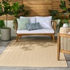 image:imageNourison Home Tulum Brown 3 x 5 Area Rug  Easy Clean Non Shedding Bed Room Living Room Dining Room Kitchen 3 x 5Taupe Ivory