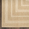 image:imageNourison Home Tulum Brown 3 x 5 Area Rug  Easy Clean Non Shedding Bed Room Living Room Dining Room Kitchen 3 x 5Taupe Ivory