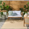 image:imageNourison Home Tulum Brown 3 x 5 Area Rug  Easy Clean Non Shedding Bed Room Living Room Dining Room Kitchen 3 x 5Taupe Ivory