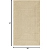image:imageNourison Home Tulum Brown 3 x 5 Area Rug  Easy Clean Non Shedding Bed Room Living Room Dining Room Kitchen 3 x 5Taupe Ivory