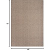 image:imageNourison Home Tulum Taupe 2 x 3 Area Rug  Easy Clean Non Shedding Bed Room Living Room Dining Room Kitchen 2 x 3Brown