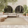 image:imageNourison Home Tulum Taupe 2 x 3 Area Rug  Easy Clean Non Shedding Bed Room Living Room Dining Room Kitchen 2 x 3Cream
