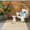 image:imageNourison Home Tulum Taupe 2 x 3 Area Rug  Easy Clean Non Shedding Bed Room Living Room Dining Room Kitchen 2 x 3Cream