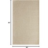 image:imageNourison Home Tulum Taupe 2 x 3 Area Rug  Easy Clean Non Shedding Bed Room Living Room Dining Room Kitchen 2 x 3Cream