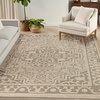 image:imageNourison Home Tulum Taupe Olive 3 x 5 Area Rug  Easy Clean Non Shedding Bed Room Living Room Dining Room Kitchen 3 x 5Taupe Olive