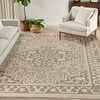 image:imageNourison Home Tulum Taupe Olive 3 x 5 Area Rug  Easy Clean Non Shedding Bed Room Living Room Dining Room Kitchen 3 x 5Taupe Olive