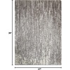 image:imageNourison Home Twilight Abstract Smoke 2 x 3 Area Rug Easy Cleaning Non Shedding Bed Room Living Room Dining Room Kitchen 2x3Smoke