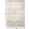 image:imageNourison Home Twilight Artistic IvoryNavy 2 x 3 Area Rug Easy Cleaning Non Shedding Bed Room Living Room Dining Room Kitchen 2x3Ivory