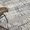 image:imageNourison Home Twilight Artistic IvoryNavy 2 x 3 Area Rug Easy Cleaning Non Shedding Bed Room Living Room Dining Room Kitchen 2x3IvoryNavy