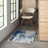 image:imageNourison Home Twilight Ivory Blue 2 x 3 Area Rug  Easy Clean Non Shedding Bed Room Living Room Dining Room Kitchen 2 x 3