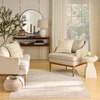 image:imageNourison Home Washable Charm Beige Ivory 3 x 5 Area Rug  Easy Clean Non Shedding Bed Room Living Room Dining Room Kitchen 3 x 5Beige Ivory