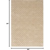 image:imageNourison Home Washable Charm Beige Ivory 3 x 5 Area Rug  Easy Clean Non Shedding Bed Room Living Room Dining Room Kitchen 3 x 5Beige Ivory