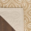 image:imageNourison Home Washable Charm Beige Ivory 3 x 5 Area Rug  Easy Clean Non Shedding Bed Room Living Room Dining Room Kitchen 3 x 5Beige Ivory