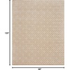 image:imageNourison Home Washable Charm Beige Ivory 3 x 5 Area Rug  Easy Clean Non Shedding Bed Room Living Room Dining Room Kitchen 3 x 5Beige Ivory