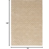 image:imageNourison Home Washable Charm Beige Ivory 3 x 5 Area Rug  Easy Clean Non Shedding Bed Room Living Room Dining Room Kitchen 3 x 5Beige Ivory