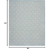 image:imageNourison Home Washable Charm Beige Ivory 3 x 5 Area Rug  Easy Clean Non Shedding Bed Room Living Room Dining Room Kitchen 3 x 5Blue Ivory